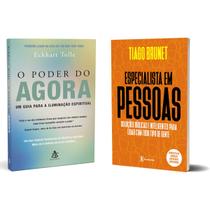 O poder do agora - Iluminação espiritual - Eckhart Tolle + Especialista em pessoas - Soluções Inteligentes- Tiago Brunet - Livro