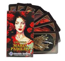 O Poderoso Oráculo Maria Padilha com 36 cartas e manual - Mandala