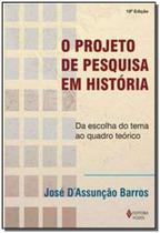 O projeto de pesquisa em história
