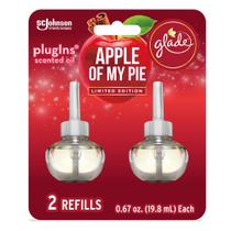 O purificador de ar Glade Plugins reabastece Apple of My Pie, 40 ml, 2 pacotes O purificador de ar Glade Plugins reabastece Apple of My Pie, 40 ml, 2 pacotes