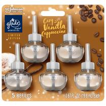 O purificador de ar Glade Plugins reabastece o aconchegante cappuccino de baunilha O purificador de ar Glade Plugins reabastece o aconchegante cappuccino de baunilha