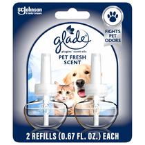 O purificador de ar Glade Plugins reabastece o aroma fresco para animais de estimação, 20 ml, 2 pacotes O purificador de ar Glade Plugins reabastece o aroma fresco para animais de estimação, 20 ml, 2 pacotes