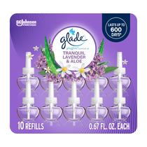 O purificador de ar Glade Plugins reabastece tranquilos lavanda e aloe O purificador de ar Glade Plugins reabastece tranquilos lavanda e aloe