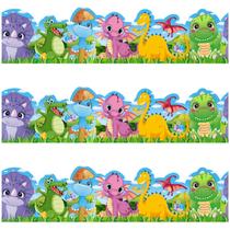 O quadro de avisos faz fronteira com o dinossauro OUNENO de 72 pés para sala de aula O quadro de avisos faz fronteira com o dinossauro OUNENO de 72 pés para sala de aula