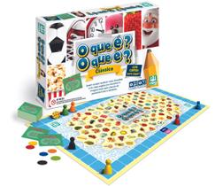 O QUE É O QUE É Jogo Clássico Em Tabuleiro Infantil 120 Cartas O QUE É O QUE É Jogo Clássico Em Tabuleiro Infantil 120 Cartas