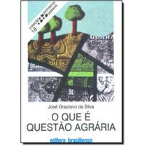 O Que é Questão Agrária José G. Da Silva Editora Brasiliense