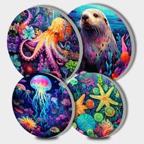 O queimador de fogão cobre Tucocoo Sea Octopus Ocean Animals de 20 cm e 25 cm