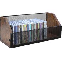 O rack de armazenamento de CDs Salajory contém 38 CDs em caixa cheia, 76 CDs finos