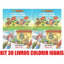 O Rato Da Cidade Livro Para Pintar Kit C/30 Lembrancinha
