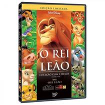 O Rei Leão Trilogia, 3 Filmes - DVD Infantil - Disney