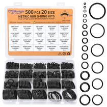 O Ring Kit Monigte, 500 unidades, 20 tamanhos, sortimento de borracha