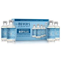 O sabonete espumante para mãos reabastece Mrs. Meyer's Clean Day 60mL x4