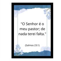 " O Senhor é o meu Pastorde nada terei falta" Quadro