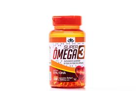 O SuperOmega 3 possui Altos índices de vitaminas DHA 280mg e EPA 200mg kit com 1 frascos