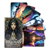 O Tarô das Bruxas Arcanos Maiores 22 Cartas Plastif e Manual O Tarô das Bruxas Arcanos Maiores 22 Cartas Plastif e Manual