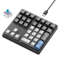 O teclado numérico mecânico não é um teclado numérico substituível a quente de 34 teclas
