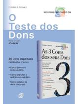 O teste dos dons para grupos - kit 10 livros