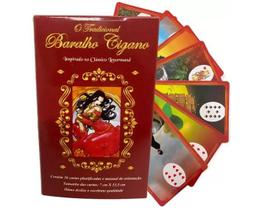 O Tradicional Baralho Cigano Lenormand 36 cartas Plastificado com manual explicativo