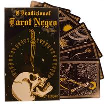 O Tradicional Taro Negro 78 Cartas Plastificadas com Manual - Lua Mística - 100% Original - Loja Oficial