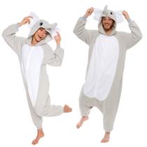 O traje funciona! macacão adulto de Halloween Animal Elephant