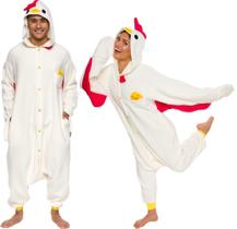 O traje funciona! Macacão adulto Halloween Animal Chicken Unissex