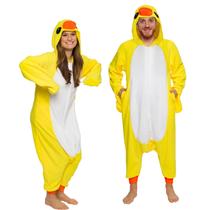 O traje funciona! Macacão adulto Halloween Duck Animal Unissex