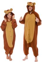 O traje funciona! macacão adulto Halloween Teddy Bear XXL