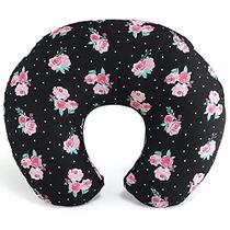 O travesseiro de enfermagem floral preto peanutshell para amamentação Capa de travesseiro e amamentação para meninas bebês
