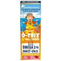 Ô-Trix Ômega 3 Em Gotas Infantil 30ml - Flora Nativa Sabor:Morango Ô-Trix Ômega 3 Em Gotas Infantil 30ml - Flora Nativa Sabor:Morango