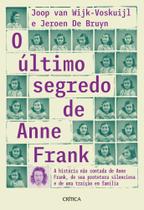 O Último Segredo De Anne Frank - A História Não Contada De Anne Frank, De Sua Protetora Silenciosa E - CRITICA