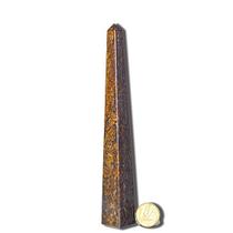 Obelisco Bronzita Natural Lapidação Manual 15 a 18 cm - CristaisdeCurvelo