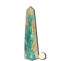 Obelisco Jadeita Verde Natural Lapidação Manual 15 a 18 cm Obelisco Jadeita Verde Natural Lapidação Manual 15 a 18 cm