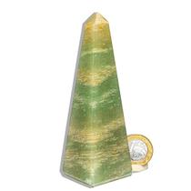Obelisco Onix Verde Pedra Natural 13 a 14 cm - Varejo