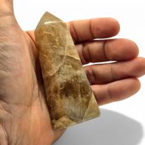 Obelisco Ponta De Citrino Natural Verdadeiro - 8cm 150g Prosperidade