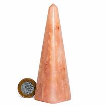 Obelisco Quartzo Goiaba Natural 10 a 12cm 100 a 200g Tipo B Obelisco Quartzo Goiaba Natural 10 a 12cm 100 a 200g Tipo B