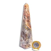 Obelisco Quartzo Jiboia Natural 14 a 16 cm 300 a 400 g - Tipo B