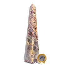 Obelisco Quartzo Jiboia Pedra Natural 17 a 18 cm - Cristaisdecurvelo