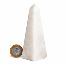 Obelisco Quartzo Leitoso Natural 10 a 12cm 100 a 200g Tipo B Obelisco Quartzo Leitoso Natural 10 a 12cm 100 a 200g Tipo B