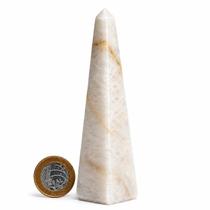 Obelisco Quartzo Leitoso Natural 14 a 16cm 300 a 400g Tipo B Obelisco Quartzo Leitoso Natural 14 a 16cm 300 a 400g Tipo B