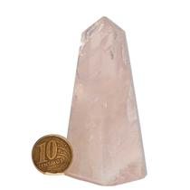 Obelisco Quartzo Rosa Lapidado 100 a 140g 80 a 90mm Classe B Obelisco Quartzo Rosa Lapidado 100 a 140g 80 a 90mm Classe B