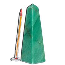 Obelisco Quartzo Verde Natural 16 a 18 cm 400 a 500 g - Tipo B