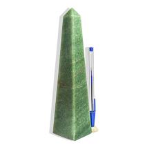 Obelisco Quartzo Verde Natural 20 a 22 cm 700 a 1000 g - B Obelisco Quartzo Verde Natural 20 a 22 cm 700 a 1000 g - B