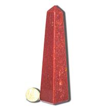 Obelisco Quartzo Vermelho Natural 12 a 14 cm 200 a 300g - Tipo B Obelisco Quartzo Vermelho Natural 12 a 14 cm 200 a 300g - Tipo B