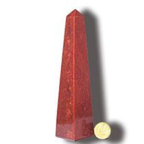 Obelisco Quartzo Vermelho Natural 14 a 16 cm 300 a 400 g - Tipo B