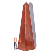 Obelisco Quartzo Vermelho Natural 20 a 22 cm 400 a 600 g - Tipo B Obelisco Quartzo Vermelho Natural 20 a 22 cm 400 a 600 g - Tipo B