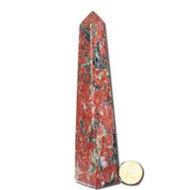 Obelisco Unakita Brasileira Natural 12 a 14 cm 200 a 300 g - Tipo B Obelisco Unakita Brasileira Natural 12 a 14 cm 200 a 300 g - Tipo B