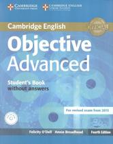 Objective advanced sb without answers with cd-rom - 4th ed - CAMBRIDGE UNIVERSITY