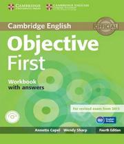 Objective first - workbook with answers and audio cd - fourth edition