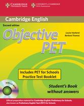 Objective pet schools sb wo ans - CAMBRIDGE UNIVERSITY PRESS - ELT