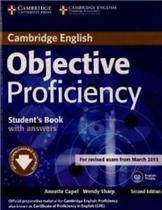 Objective proficiency - student's book with answers - second edition - CAMBRIDGE UNIVERSITY PRESS DO BRASIL*** Objective proficiency - student's book with answers - second edition - CAMBRIDGE UNIVERSITY PRESS DO BRASIL***